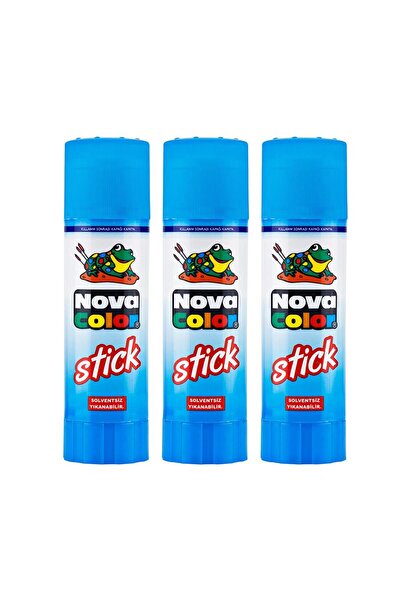 Nova Color Stick Yapıştırıcı Nova Color Katı Yapıştırıcı 10 gr 3 Adet