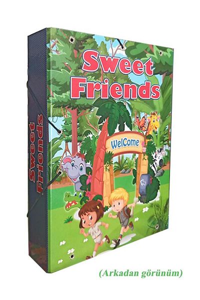 Artlantis 1 Piece Drawstring Folder with Elastic Folder Figure 32x24x6 cm School Student Folder Elastic Bag Drawstring File