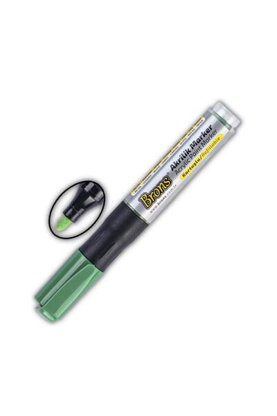 Brons Akrilik Marker Yuvarlak Uç 1 Adet Akrilik Markör Metal Seramik Ahşap Kumaş Tuval Cam Taş