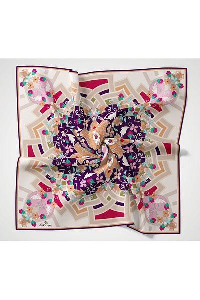 Silk Home Twill Polyester Scarf