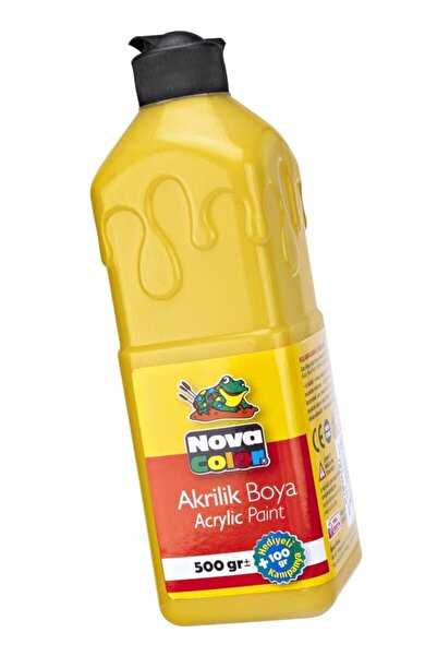 Nova Color Akrilik Boyası 500 Gr 1 Adet Su Bazlı Akrilik Boya Honi Sanatsal B...