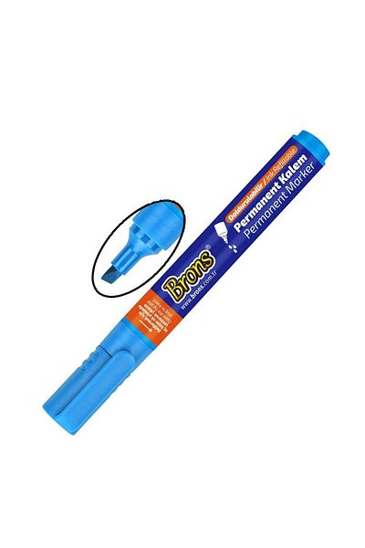 Brons Marker Permanent Pen Black Blue Red 3 Pieces 1 Pack of Parcel Sack Pen