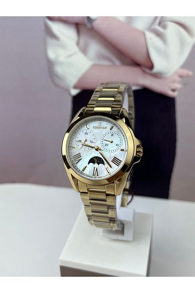Essence GOLD WOMEN'S WRISTWATCH 5 ATM WATERPROOF