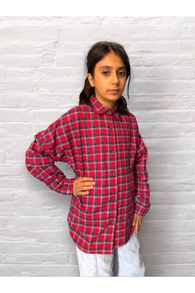 İvven's Ivven's Kids Girls Oversize Wide Fit Long Print Shirt