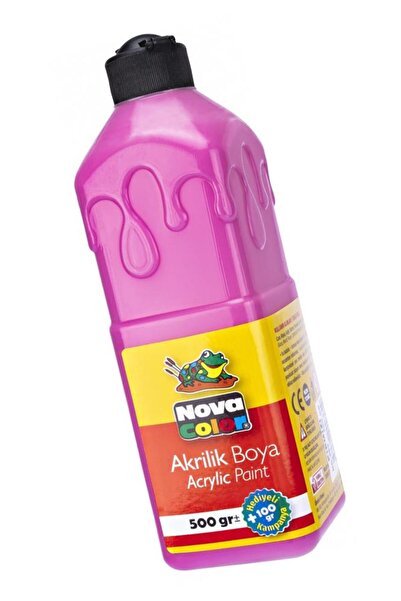 Nova Color Akrilik Boyası 500 Gr 1 Adet Su Bazlı Akrilik Boya Honi Sanatsal B...