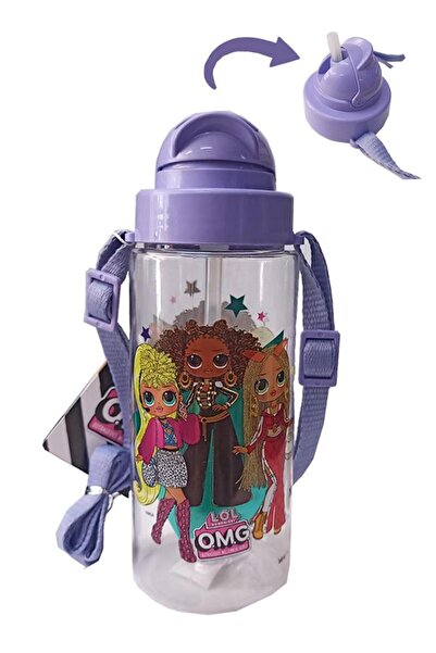 LOL Kız Çocuk Matara 500 ml 1 Adet LOL Plastik Lisanslı Okul Matarası L.O.L O...