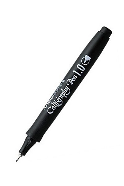 artline Calligraphy Pen Black 1.0 Mm Straight Cut Nib Supreme Calligraphy 1 P...