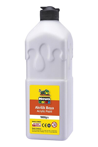 Nova Color Akrilik Boya 1000 Gr 1 Adet 1 Kilo Su Bazlı Akrilik Boyası Hobi Sa...