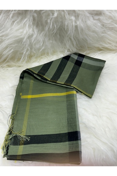 İPEKSCARF Ekose %20 İpek Şal