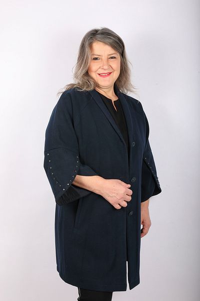 Hitit Butik Dark Petrol Green Cashmere Coat