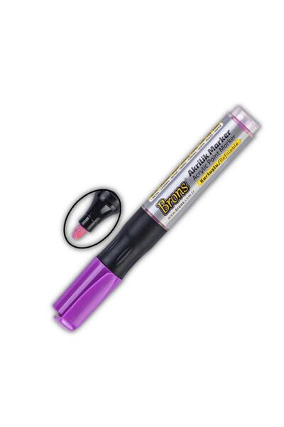 Brons Akrilik Marker Yuvarlak Uç 1 Adet Akrilik Markör Metal Seramik Ahşap Kumaş Tuval Cam Taş