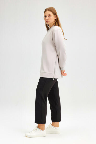 Touché Privé ZIPPERED CREPE TUNIC