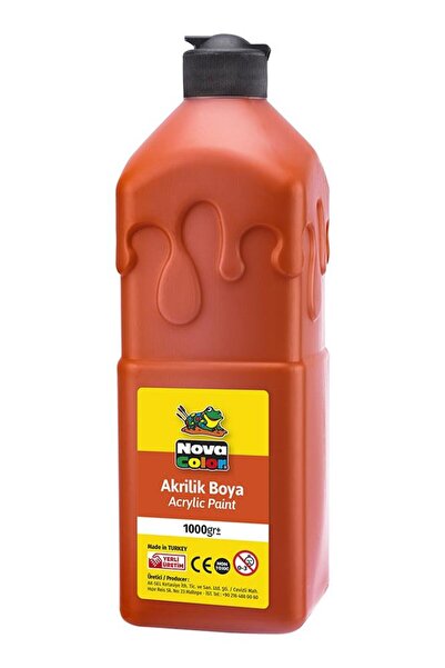 Nova Color Akrilik Boya 1000 Gr 1 Adet 1 Kilo Su Bazlı Akrilik Boyası Hobi Sa...