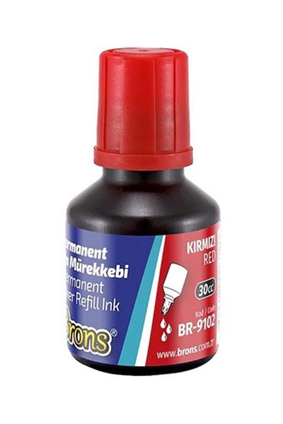 Artlantis Red Cut Tip Marker Permanent Pen 3 Pieces Hi-Text Marker Ink Red 30 Ml 1 Piece Brons