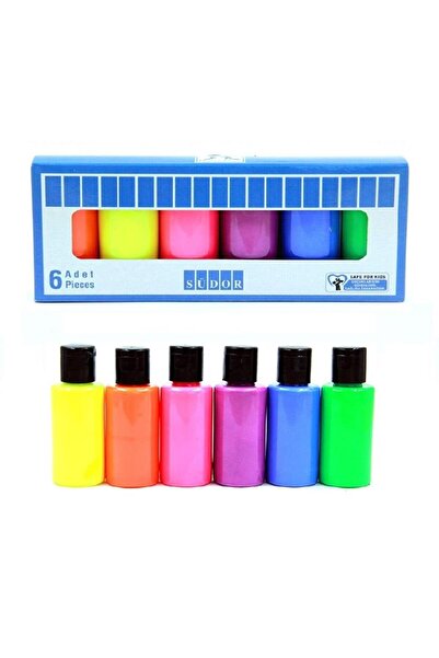 Südor Akrilik Boya Seti Neon 6 Renk Fosforlu Monalisa 6x40 Ml 1 Paket