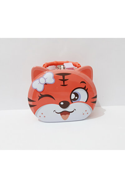 renkli çiçekler Metalna mačka figura kasica prasica