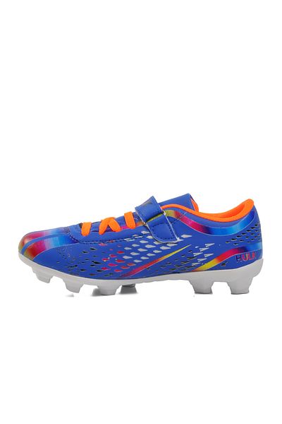 AYAKMOD Blue Saks White Kids Football Boots