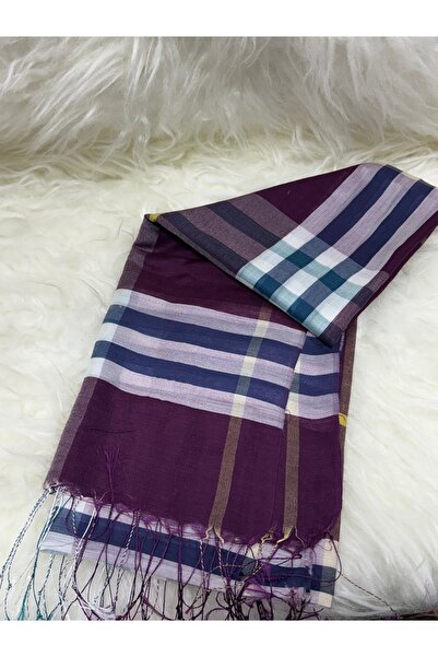 İPEKSCARF Ekose %20 İpek Şal