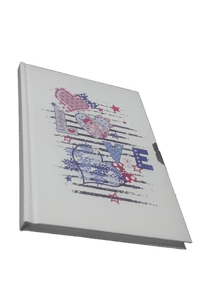 Artlantis Memory Book Locked Girl Model Diary Notebook Micro Hard Cover 100 Sheets Lined 1 Piece