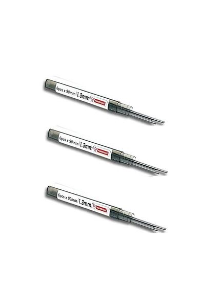Mikro Pen Tip 1.3mm 2b 2b Pen Tip 1.3mm Black 3 Pieces