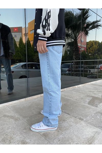 XPUPPETWEAR Ανοιχτό Ice Blue Baggy Jean