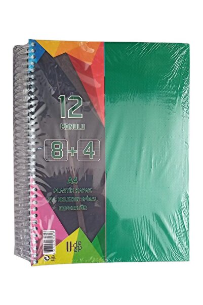 Artlantis 8+4 Binder Notebook, 12 Subjects, 300 Sheets, 1 Piece, 8 Squares, 4...