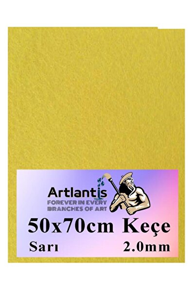 Artlantis 50x70 cm Keçe 2.0 mm 1 Adet Renkli Hobi Keçesi Elişi Keçesi Anasını...