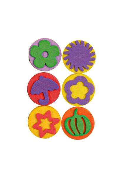 Artlantis Sponge Printing Eva 6 Pieces 1 Pack Sponge Eva Printing 1 Pack