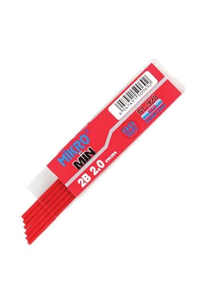 Mikro Red 2.0mm 2B Pen Nib - 3 Pcs