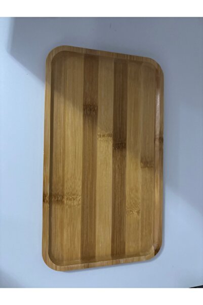 SEVEN7 Büyük Sunumluk Bambu Kalın Cilalı Dikdörtgen 18x31cm