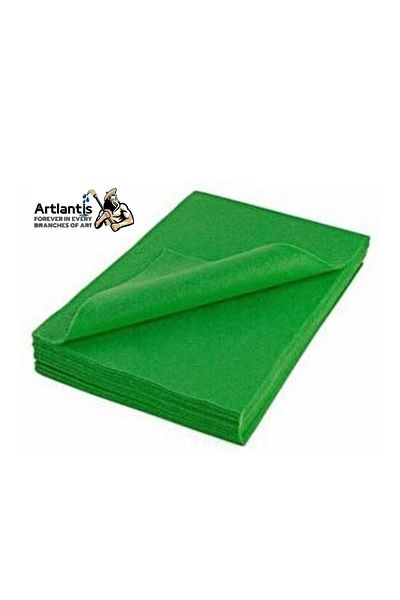 Artlantis Green Felt A4 2 Mm 20x30 Cm 5 Pieces 1 Pack School Nursery Activity