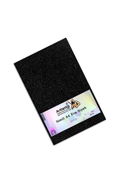 Artlantis Siyah Simli Eva A4 20x30 5 Adet Simli Eva 20*30