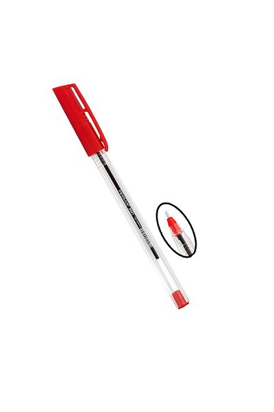 Pensan Ballpoint Pen 2021 Transparent Triangle Body 1.0 Mm