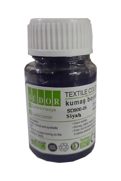 Artlantis Kumaş Boyası Tişört Çanta Tekstil Boyası 25 ml 1 Adet Südor Kumaş B...