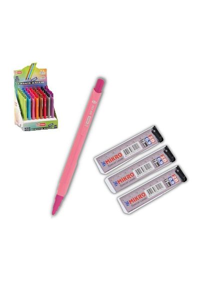 Mikro قلم برأس 0.9 مم و3 أقلام برأس 0.9 مم Mp-330 متعددة الاستخدامات، عبوة واحدة