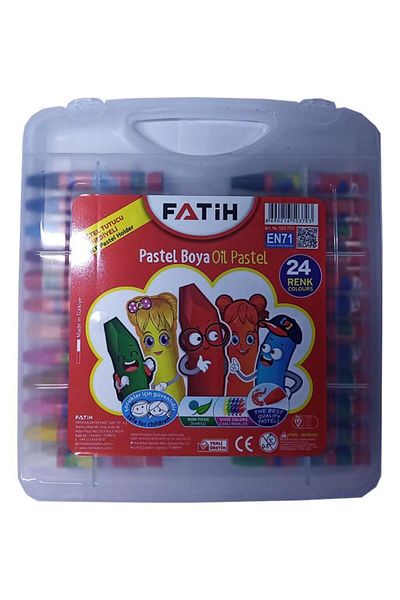 Fatih 24 Pieces Pastel Paint Plastic Bag with Holder 1 Pack of 24 Colors Pastel Paint Bag Pastel Holder with Gift