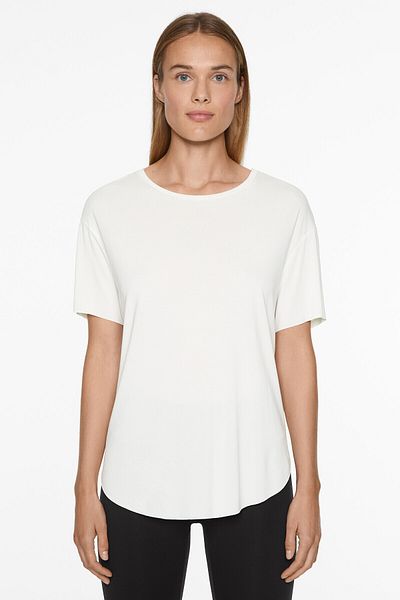 Oysho Modal blend short-sleeved T-shirt