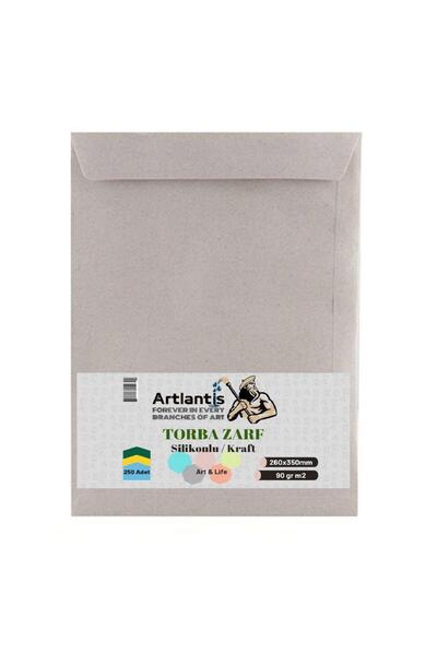 Artlantis Плик-торбичка 26x35 см Крафт 90 гр Силикон 250 бр. 1 опаковка 260*3...