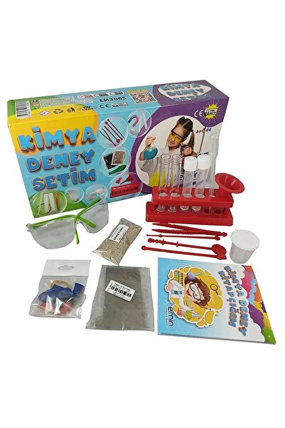 Artlantis Kimya Deney Setim 1 Paket Eğitici Kimya Seti Okul Fen Bilimleri Den...