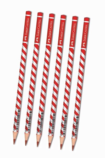 Faber Castell Kırmızı Başlık Kalemi Candyroll 6 Adet Faber Kırmızı Başlık Kalemi