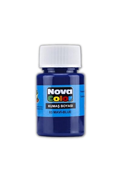 Nova Color Kumaş Boyası Tişört Çanta Tekstil Boyası 30 ml 1 Adet Kumaş Boyası 1 Adet