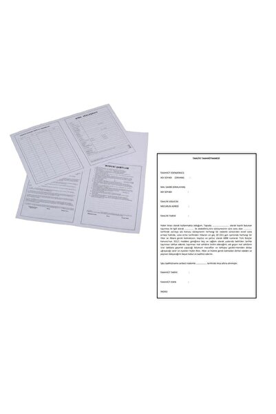 GÜRMAT Kira Kontratı ve Tahliye Tahutnamesi 100 Adet Kira Sözleşmesi ve Tahli...