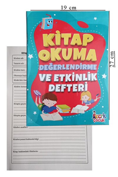 Artlantis Kitap Okuma Değerlendirme ve Etkinlik Defteri Özet Defteri 1 Adet K...