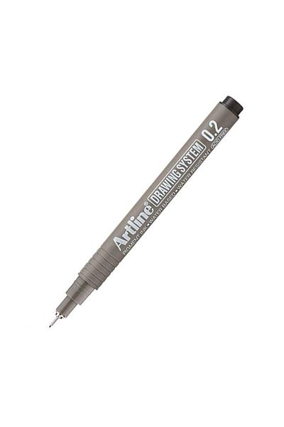 artline Technical Drawing Pen 0.2 Mm Black 1 Piece Drawing Technical Drawing Pen