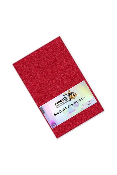 Artlantis Red Glitter Eva A4 20x30 5 Pieces Glitter Eva 20*30