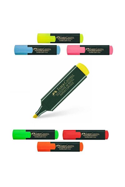 Faber Castell Fosforlu Kalem İşaret Kalem 1548 Texliner Tüm Renkler 1 Adet