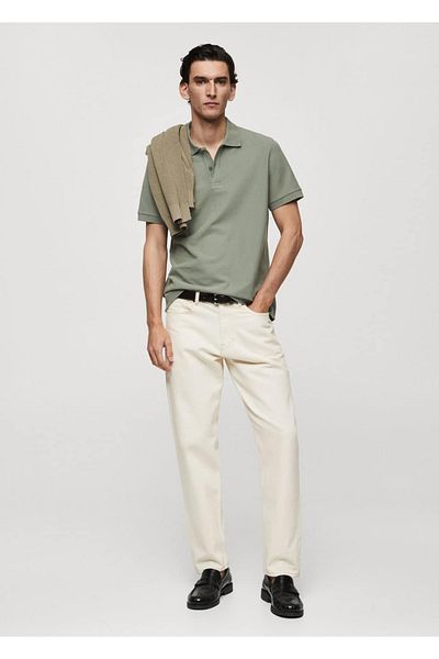MANGO Man Piqué-Polo aus 100 % Baumwolle