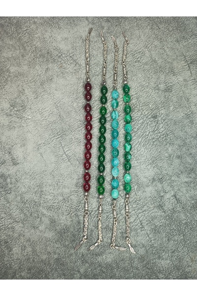 Mos Tespih 4 Adet Zaza Sallamalık Toz Kehribar Seti