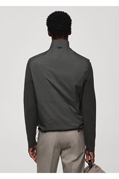 MANGO Man Düz su itici yelek