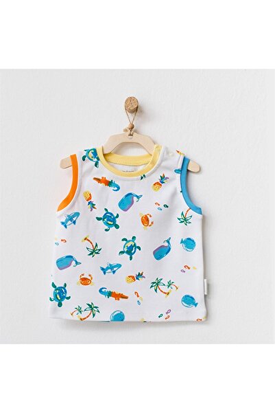 andywawa Baby Beige Play Time T-shirt